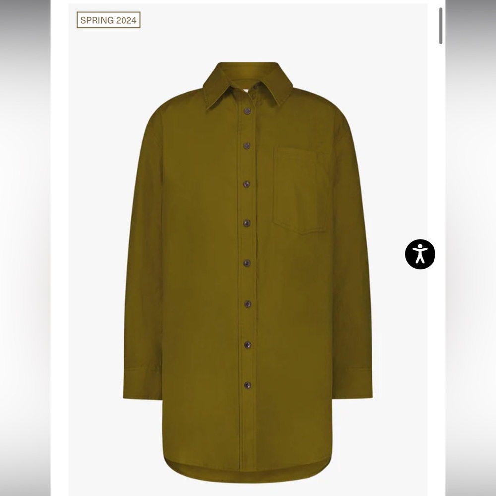 Mara Hoffman Haily shirt in green